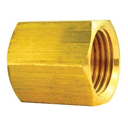 Brass Brake Line Union, 3/8 (5/8-18 Inverted), 1/bag