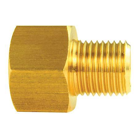 Brass Adapter, Female(5/8-18 Inverted), Male(1/2-20 Inverted), 1/Bag