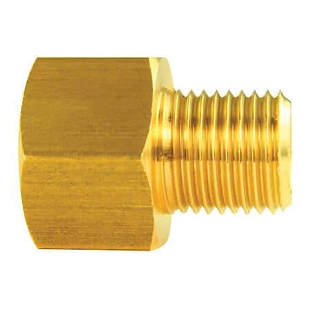 Brass Adapter, Female(5/8-18 Inverted), Male(1/2-20 Inverted), 1/Bag