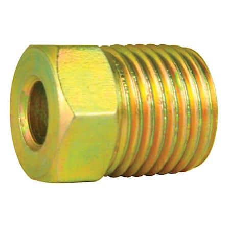 Steel Tube Nut, 3/16 (7/16-24 Inverted), 1/Bag