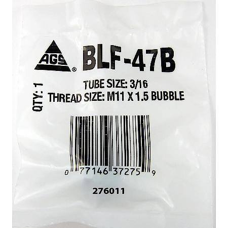 Steel Tube Nut, 3/16 (M11X1.5 Bubble), 1/Bag