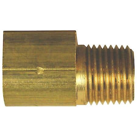 Brass Elbow, Female(3/8-24 Inverted), Male(1/8-27 Nptf), 1/Bag