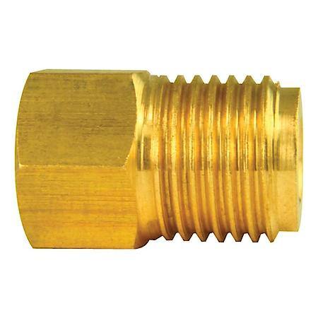 Brass Adapter, Female(7/16-24 Inverted), Male(9/16-18 Inverted), 1/Bag