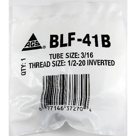 Steel Tube Nut, 3/16 (1/2-20 Inverted), 1/Bag