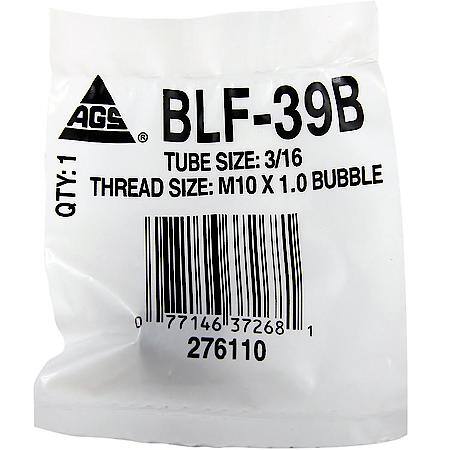 Steel Tube Nut, 3/16 (M10X1.0 Bubble), 1/Bag