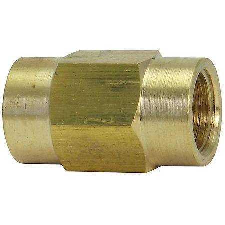 Brass Brake Line Union, 6mm (M12x1.0 Bubble), 1/bag