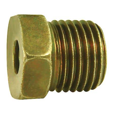 Steel Tube Nut, 3/16 (9/16-18 Inverted), 1/Bag