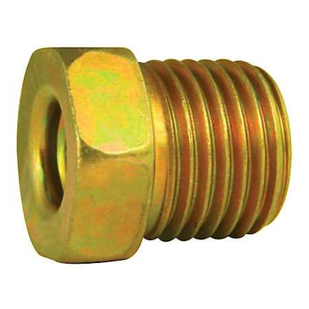 Steel Tube Nut, 1/4 (1/2-20 Inverted), 1/Bag