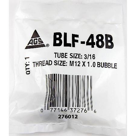 Steel Tube Nut, 3/16 (M12X1.0 Bubble), 1/Bag