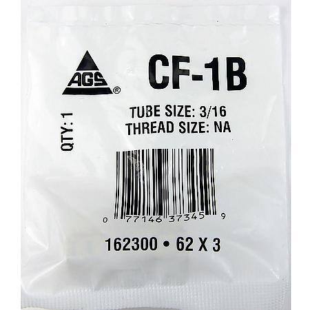 Brass Compression Union, 3/16In, 1/Bag