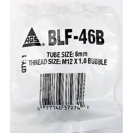 Steel Tube Nut, Ol, 6Mm (M12X1.0 Bubble), 1/Bag