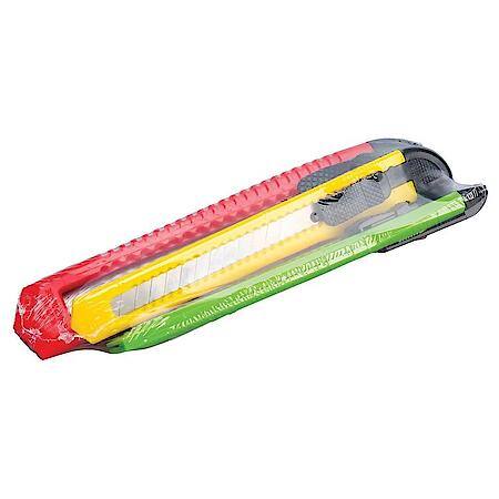 3 Piece Snap Off Blade Set, 9mm and 18mm Blade Size