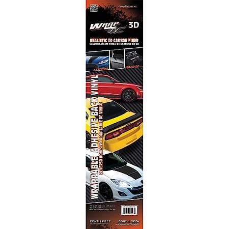 3D Carbon Fiber (30 X 15) Wrap Film