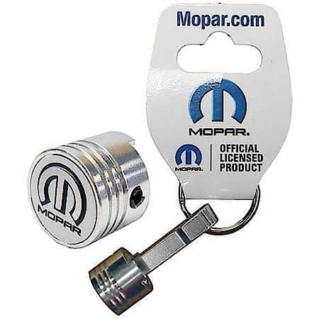 Mopar LogoáKeychains; Billet Aluminum Piston Rod Key Chain