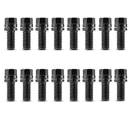 Wedge-Locking Header Bolts, 3/8"-16 Thread Diameter, 3/4" Long, 16 Bolt Set