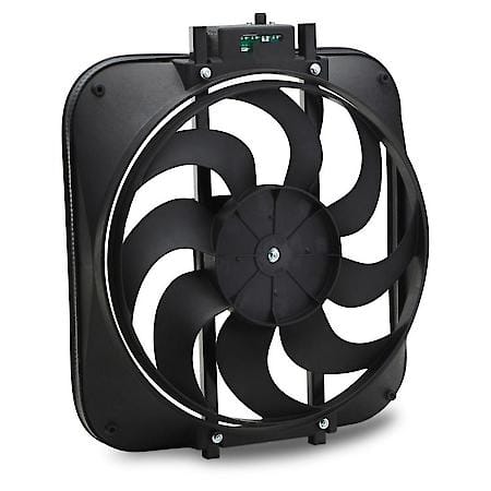 High Performance Mustang, 15" S-Blade Electric Fan, 2800 CFM Rating, Fits Mustang 5.0 1987-93