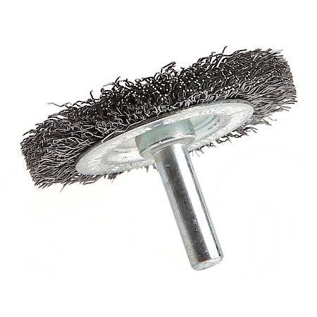 Crimped Wire Wheel, 2 Inch x .012 Inch x 1/4 Inch Shank