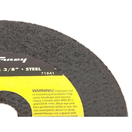 Cut-Off Wheel, Metal, Type 1, 3 Inch x 1/16 Inch x 3/8 Inch