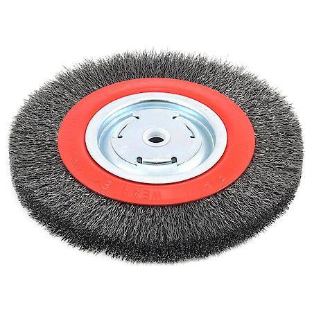 Crimped Wire Wheel, 8 inch x .014 inch x 1/2 inch - 5/8 inch Arbor