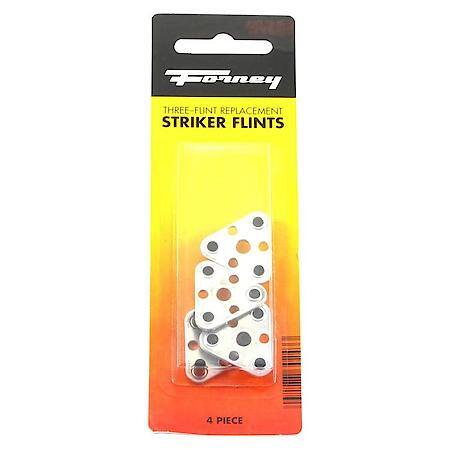 Replacement Flints - 3-way rotating flints, total of 12 flints, for Forney╜ Triple Striker #86102