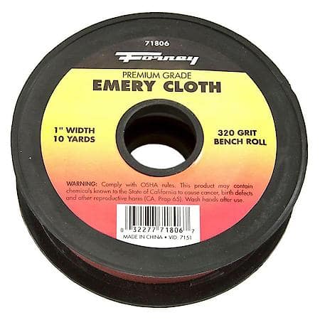 Emery Cloth Bench Roll 1 In X 10 Yard 320 Grit