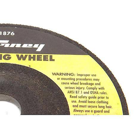 Grinding Wheel, Metal, Type 27, 4 Inch x 1/4 Inch x 5/8 Inch