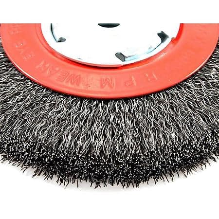 Wire Wheel Crimped, 6 Inch x .014 Inch x 1/2 Inch - 5/8 Inch Arbor