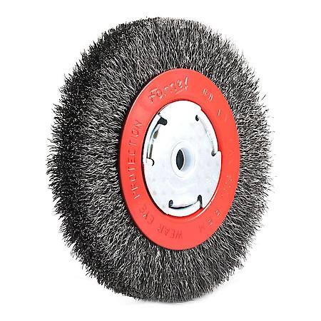 Wire Wheel Crimped, 6 Inch x .014 Inch x 1/2 Inch - 5/8 Inch Arbor
