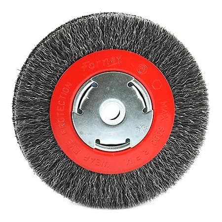 Wire Wheel Crimped, 6 Inch x .014 Inch x 1/2 Inch - 5/8 Inch Arbor