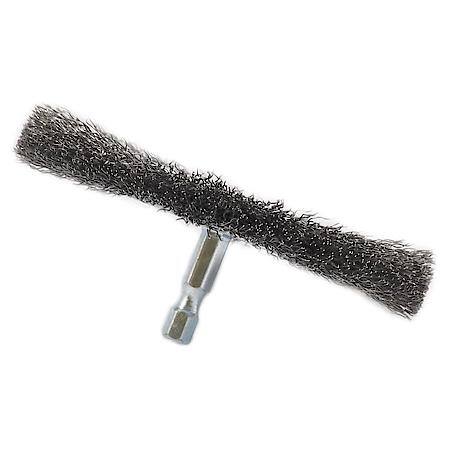 Crimped Wire Wheel, 4 Inch x .012 Inch x 1/4 Inch Hex Shank