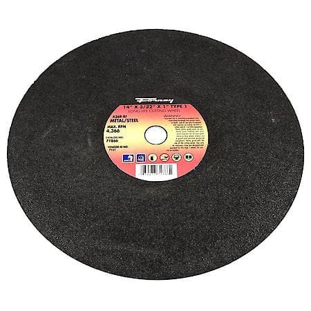 Cutting Wheel, Metal, Type 1, 14 Inch x 3/32 Inch x 1 Inch