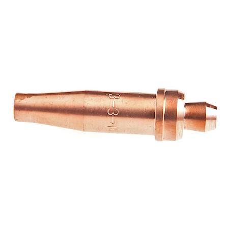 Oxygen/Acetylene Cutting Tip (3-3-101),  Solid Copper & Extra Thick Shell Flange