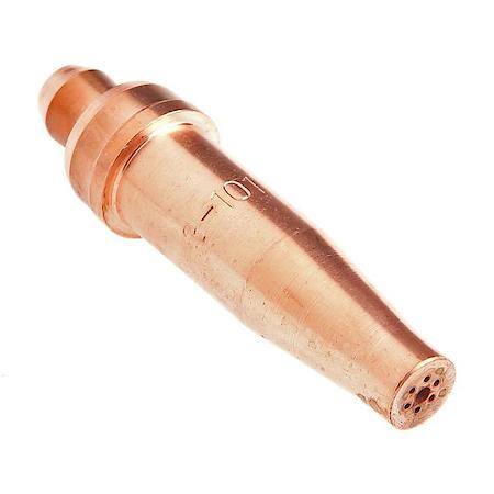Oxygen/Acetylene Cutting Tip (3-3-101),  Solid Copper & Extra Thick Shell Flange