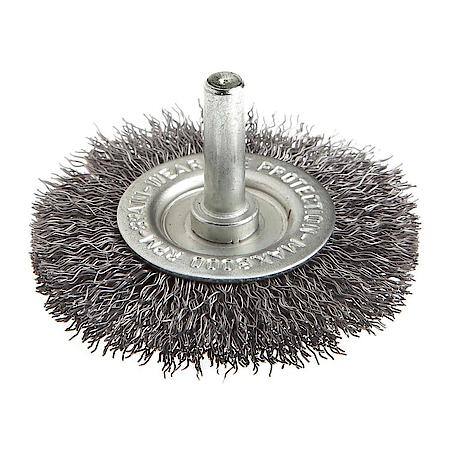 Crimped Wire Wheel, 2-1/2 Inch x .012 Inch x 1/4 Inch Shank