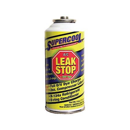 Leak Stop With Uv Leak Detection Dye 4 Oz. Stops Leaks In Rubber Components.