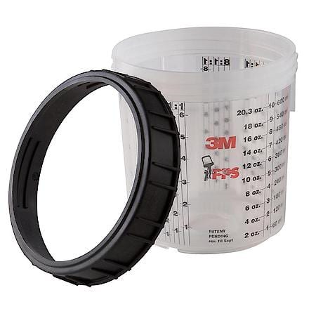 3M PPS Standard Cup & Collar, 16001, 2 cups per box, 4 boxes per case