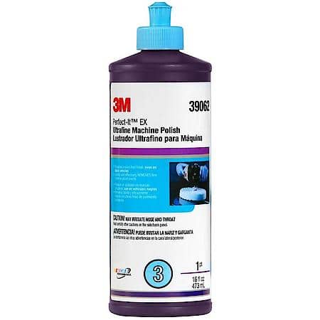 3M Perfect-It Ultrafine Machine Polish, 39062, 16 oz., 6 per case