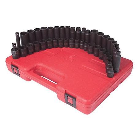 42-Piece 3/8 In. Drive, Impact Socket