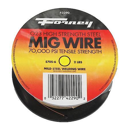 Mild Steel Mig Wire .023 Diameter 2 Lb Spool (E70S-6)