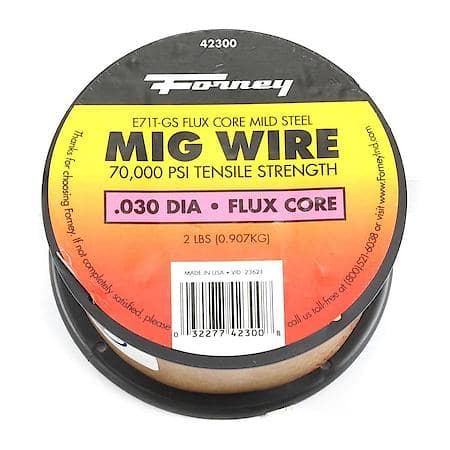 Flux Core Mild Steel Wire .030 Diameter 2 Lb Spool (E71-Tgs)
