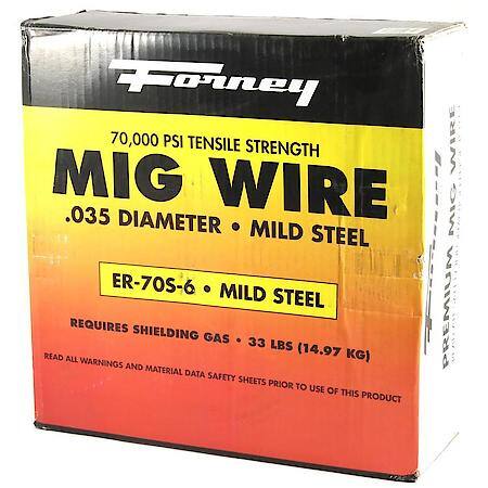 Mild Steel Mig Wire .035 In Diameter 30 Lb Spool (E70S-6)