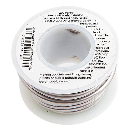 Solder, General Purpose Repair, Solid Core, 1/8 Inch, 8 Oz.