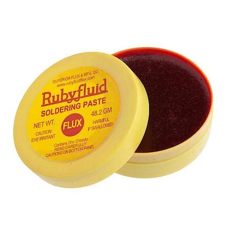 Paste Flux, Rubyfluid Water Soluble, 2 oz., Bulk