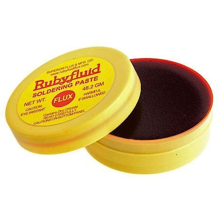 Paste Flux, Water Soluble, Rubyfluid, 2 oz.