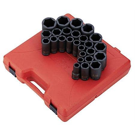 26-Piece 3/4 In. Drive 6-Point Metric