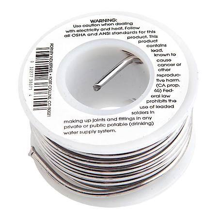 Solder, Electrical Repair, Rosin Core 3/32 Inch, 8 oz.