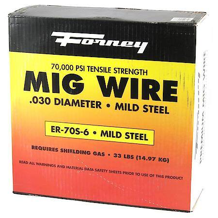 Mild Steel Mig Wire .030 In Diameter 30 Lb Spool (E70S-6)