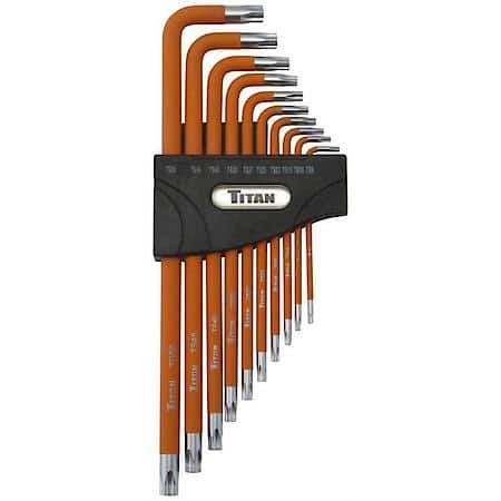 10-Pc 5-Lobe Tamper Resistant L-Shap