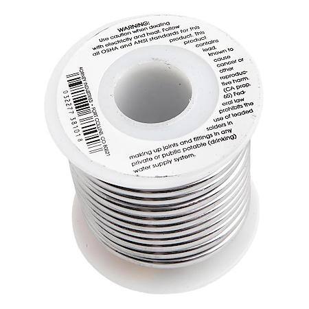 Solder, General Purpose Repair, Acid Core, 1/8 Inch, 16 Oz.