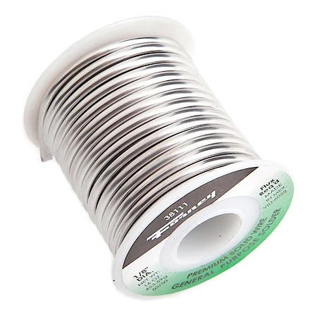 Solder - 50% Tin/50% Lead - Solid Wire 1/8In - Not Suitable For Aluminum